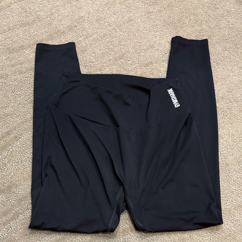 Gymshark Jet Black Active Leggings size L